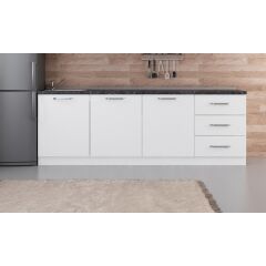 Minar 240 Cm Mutfak Dolabı Beyaz 240-B3-Alt Modül