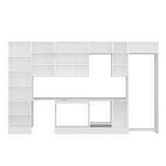 Alvinka 390X240 Cm High Gloss Mutfak Dolabı Mbb-E90B60S40-3 High Gloss | Beyaz - Suntalam