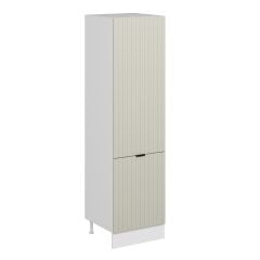 Alvinka Mutfak Modül Mbr_B 60-H222Cm Boy Dolabı Beyaz Kumtaşı Mdf