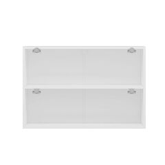 Alvinka Mutfak Modül Mbr_C Üst 2Yk1R 90-H60Cm Dolap Beyaz Kumtaşı Mdf