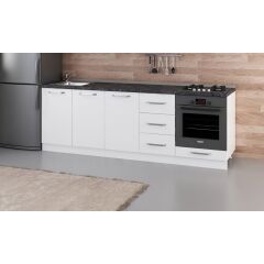 Minar 240 Cm Mutfak Dolabı Beyaz 240-B4-Alt Modül