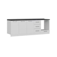 Minar 240 Cm Mutfak Dolabı Beyaz 240-B4-Alt Modül