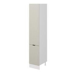 Alvinka Mutfak Modül Mbr_B 45-H240Cm Boy Dolabı Beyaz Kumtaşı