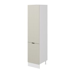 Alvinka Mutfak Modül Mbr_B 50-H222Cm Boy Dolabı Beyaz Kumtaşı