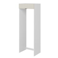 Alvinka Mutfak Modül Mbr_B 80-H222Cm Buz Dolabı Beyaz Kumtaşı Mdf