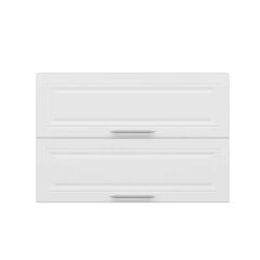 Alvinka Mutfak Modül Mbr_C Üst 2Yk1R 90-H60Cm Dolap Beyaz Beyaz Mdf