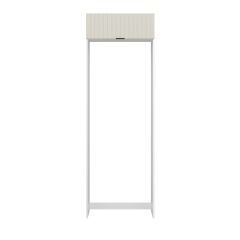 Alvinka Mutfak Modül Mbr_B 80-H240Cm Buz Dolabı Beyaz Kumtaşı Suntalam