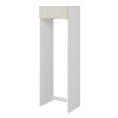 Alvinka Mutfak Modül Mbr_B 80-H240Cm Buz Dolabı Beyaz Kumtaşı Mdf