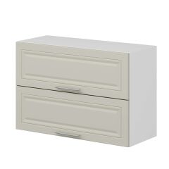 Alvinka Mutfak Modül Mbr_C Üst 2Yk1R 90-H60Cm Dolap Beyaz Kumtaşı Mdf