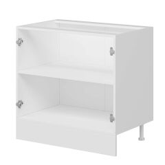 Alvinka Mutfak Modül Duz Alt 2K1R 90Cm Dolap Beyaz Antrasit Suntalam