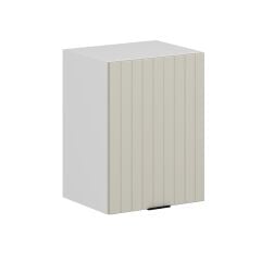 Alvinka Mutfak Modül Mbr_B Üst 1Dk1R 45-H60Cm Dolap Beyaz Kumtaşı Mdf