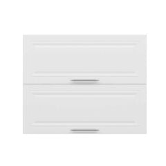 Alvinka Mutfak Modül Mbr_C Üst 2Yk1R 90-H72Cm Dolap Beyaz Beyaz Mdf