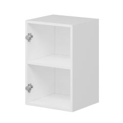 Alvinka Mutfak Modül Mbr_B Üst 1Dk1R 40-H60Cm Dolap Beyaz Kumtaşı