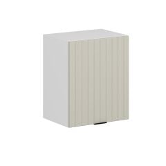 Alvinka Mutfak Modül Mbr_B Üst 1Dk1R 50-H60Cm Dolap Beyaz Kumtaşı Mdf