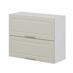 Alvinka Mutfak Modül Mbr_C Üst 2Yk1R 90-H72Cm Dolap Beyaz Kumtaşı Mdf