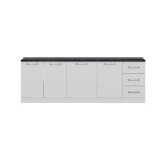 Minar 245 Cm Mutfak Dolabı Beyaz 245-B1-Alt Modül