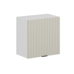 Alvinka Mutfak Modül Mbr_B Üst 1Dk1R 60-H60Cm Dolap Beyaz Kumtaşı Mdf