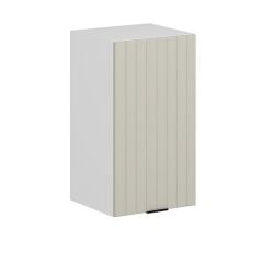 Alvinka Mutfak Modül Mbr_B Üst 1Dk2R 40-H72Cm Dolap Beyaz Kumtaşı Mdf