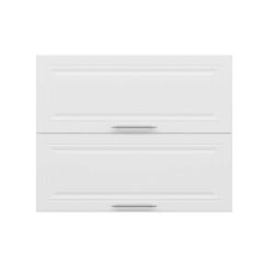 Alvinka Mutfak Modül Mbr_C Üst 2Yk1R 90-H72Cm Dolap Beyaz Beyaz Mdf