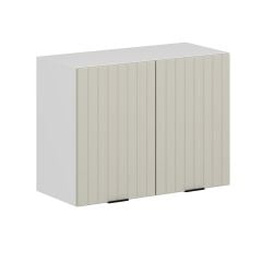 Alvinka Mutfak Modül Mbr_B Üst 2Dk1R 80-H60Cm Dolap Beyaz Kumtaşı