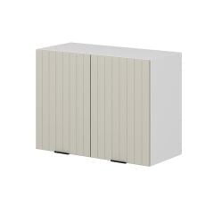 Alvinka Mutfak Modül Mbr_B Üst 2Dk1R 80-H60Cm Dolap Beyaz Kumtaşı