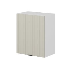 Alvinka Mutfak Modül Mbr_B Üst 1Dk2R 60-H72Cm Dolap Beyaz Kumtaşı Mdf