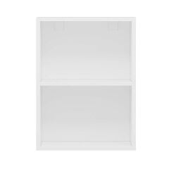 Alvinka Mutfak Modül Üst 1Dk1R 45-H60Cm Dolap Beyaz Alm Cam Mdf