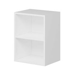 Alvinka Mutfak Modül Üst 1Dk1R 45-H60Cm Dolap Beyaz Alm Cam Mdf