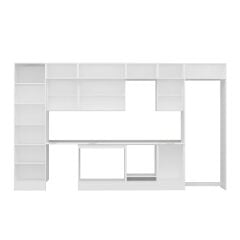 Alvinka 400X240 Cm High Gloss Mutfak Dolabı Mbb-E90B60S50-3 High Gloss | Beyaz - Mdf