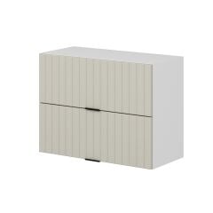 Alvinka Mutfak Modül Mbr_B Üst 2Yk1R 80-H60Cm Dolap Beyaz Kumtaşı