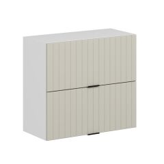 Alvinka Mutfak Modül Mbr_B Üst 2Yk1R 80-H72Cm Dolap Beyaz Kumtaşı