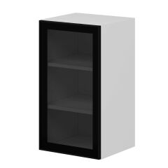 Alvinka Mutfak Modül Üst 1Dk2R 40-H72Cm Dolap Beyaz Alm Cam Suntalam