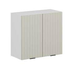 Alvinka Mutfak Modül Mbr_B Üst 2Dk1R 80-H72Cm Dolap Beyaz Kumtaşı Suntalam