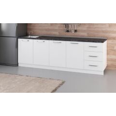 Minar 250 Cm Mutfak Dolabı Beyaz 250-B2-Alt Modül