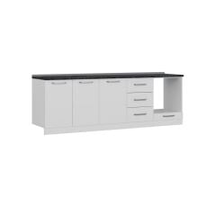 Minar 250 Cm Mutfak Dolabı Beyaz 250-B3-Alt Modül