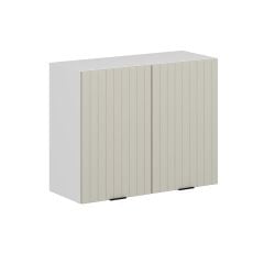 Alvinka Mutfak Modül Mbr_B Üst 2Dk1R 90-H72Cm Dolap Beyaz Kumtaşı Mdf