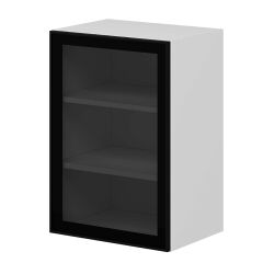 Alvinka Mutfak Modül Üst 1Dk2R 50-H72Cm Dolap Beyaz Alm Cam Mdf