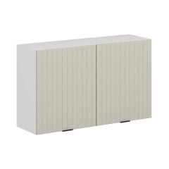 Alvinka Mutfak Modül Mbr_B Üst 2Dk1R 120-H72Cm Dolap Beyaz Kumtaşı Mdf