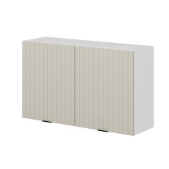 Alvinka Mutfak Modül Mbr_B Üst 2Dk1R 120-H72Cm Dolap Beyaz Kumtaşı Mdf