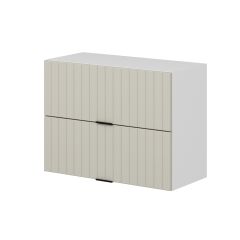 Alvinka Mutfak Modül Mbr_B Üst 2Yk1R 80-H60Cm Dolap Beyaz Kumtaşı Mdf