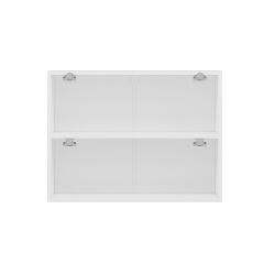 Alvinka Mutfak Modül Mbr_B Üst 2Yk1R 80-H60Cm Dolap Beyaz Kumtaşı Mdf