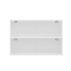 Alvinka Mutfak Modül Mbr_B Üst 2Yk1R 90-H60Cm Dolap Beyaz Kumtaşı Mdf