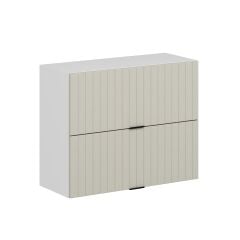 Alvinka Mutfak Modül Mbr_B Üst 2Yk1R 90-H72Cm Dolap Beyaz Kumtaşı Suntalam