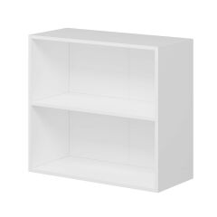 Alvinka Mutfak Modül Üst 2Dk1R 80-H72Cm Dolap Beyaz Alm Cam Mdf