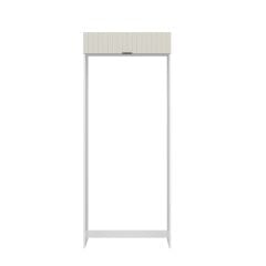 Alvinka Mutfak Modül Mbr_B 90-H222Cm Buzdolabı Beyaz Kumtaşı