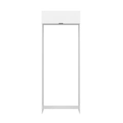 Alvinka Mutfak Modül Mbr_B 90-H240Cm Buzdolabı Beyaz Beyaz