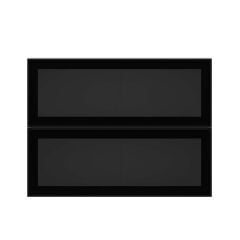 Alvinka Mutfak Modül Üst 2Yk1R 80-H60Cm Dolap Beyaz Alm Cam Mdf