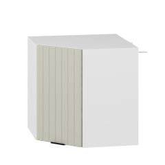 Alvinka Mutfak Modül Mbr_B Üst 1Dk1R 60-H60Cm Köşe Dolap Beyaz Kumtaşı Suntalam