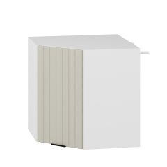 Alvinka Mutfak Modül Mbr_B Üst 1Dk1R 60-H60Cm Köşe Dolap Beyaz Kumtaşı Mdf