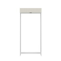 Alvinka Mutfak Modül Mbr_B 100-H222Cm Buzdolabı Beyaz Kumtaşı